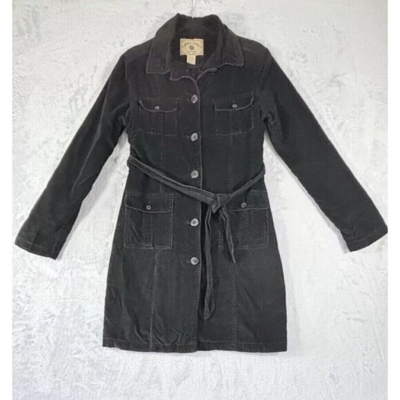Doki-Geki Women's Single Breasted Pea Coat Sz M 100% Cotton Winter Overcoat - Picture 1 of 8